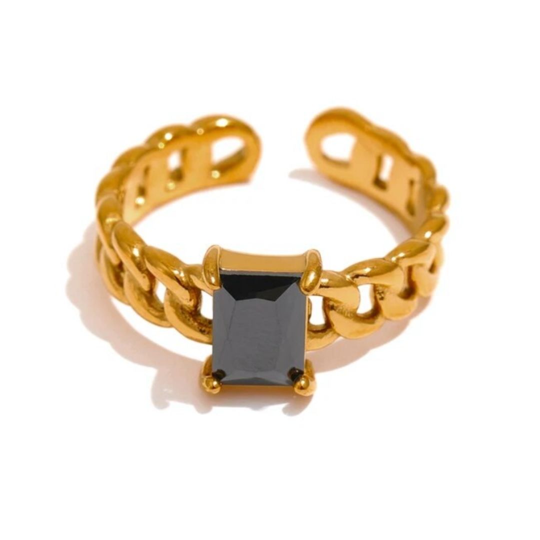 Anillo Diamante Negro