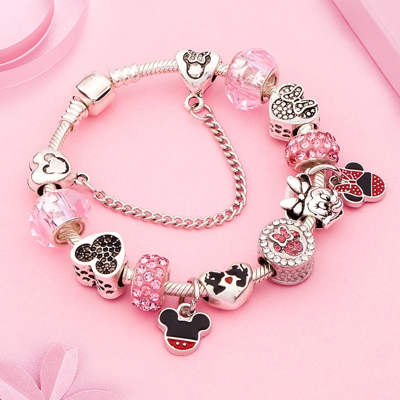 Pulsera Minnie Love (Pulsera y Charms incluidos)