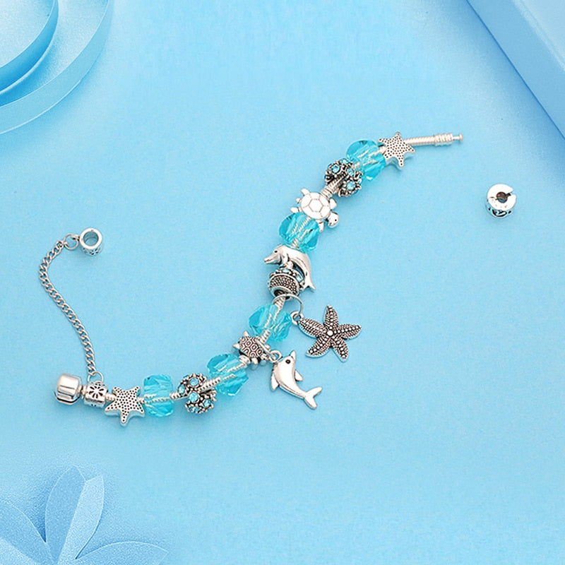 Pulsera Vida Marina (Pulsera y Charms incluidos)